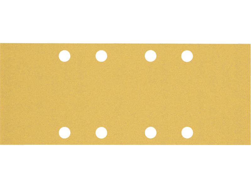 Brusni papir EXPERT Bosch z 8 luknjami za vibracijske brusilnike, Dimenzije: 93x230mm, Zrnatost: 120, 2608900836